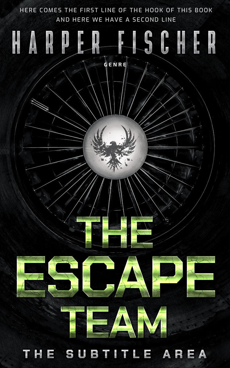 2D view of Pine Glade #7094 - Premade Abstract Book Cover