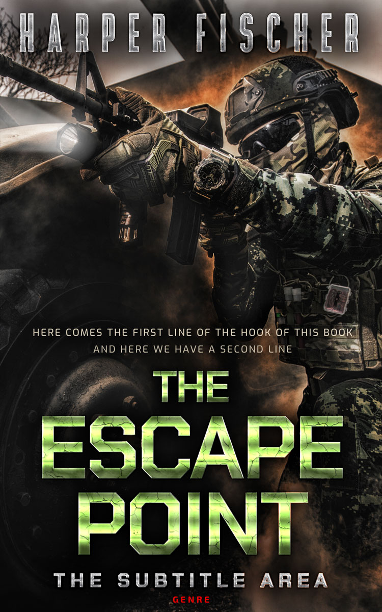 2D view of Cod Gray #7101 - Premade Mystery & Thriller & Suspense Book Cover