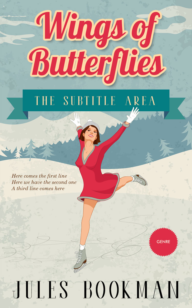 2D view of Kangaroo #7107 - Premade Teen & Young Adult Book Cover