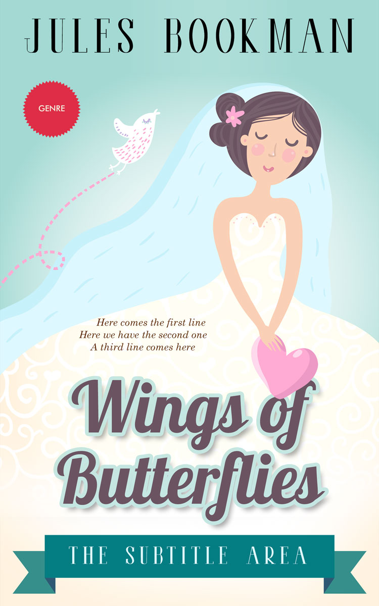 2D view of Premade Romance Book Cover - Skeptic