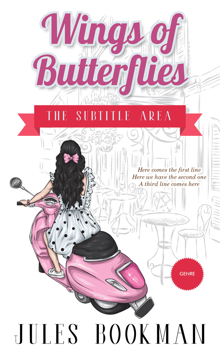 2D view of Bon Jour #7109 - Premade Travel Book Cover