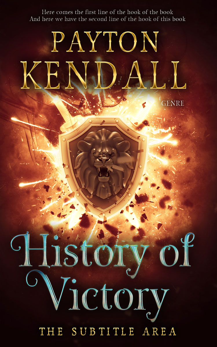 2D view of Harvest Gold #7162 - Premade Historical Book Cover