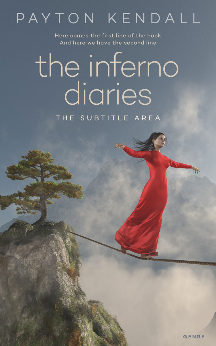 2D view of Premade Surreal Book Cover - Rolling Stone