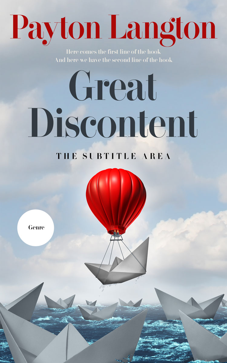 2D view of Premade Self-Improvement & Self-Help Book Cover - Loblolly