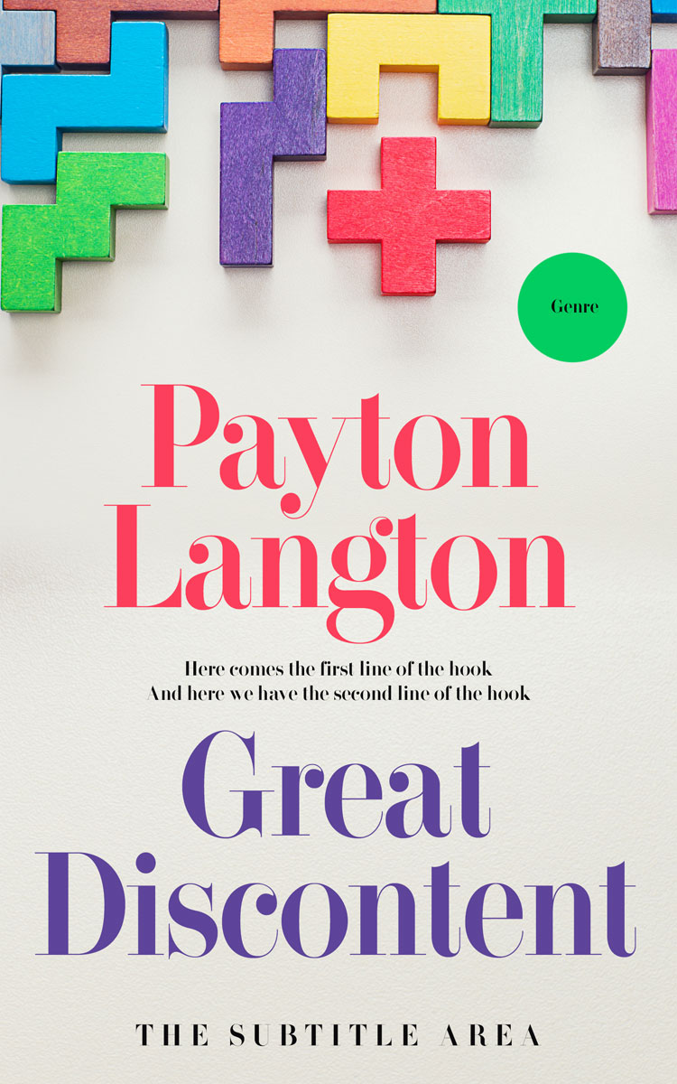 2D view of Premade Abstract Book Cover - Westar