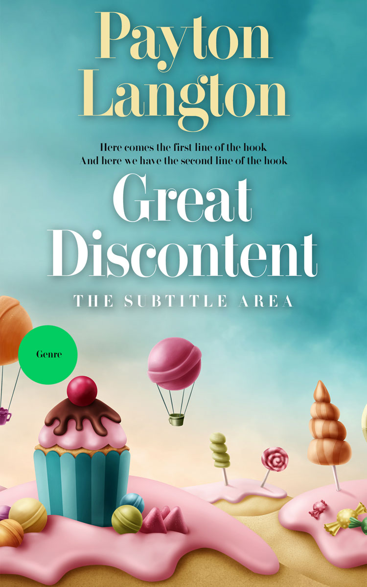 2D view of Kangaroo #7231 - Premade Fantasy Book Cover