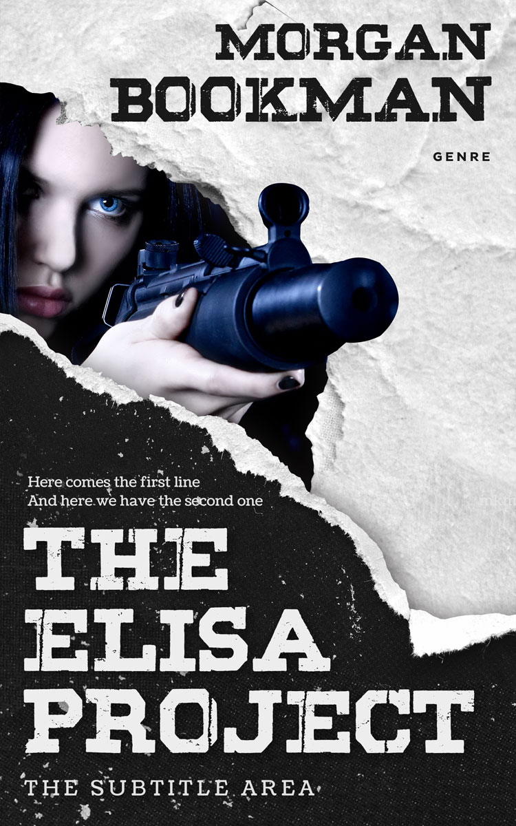 2D view of Shark #7291 - Premade Mystery & Thriller & Suspense Book Cover