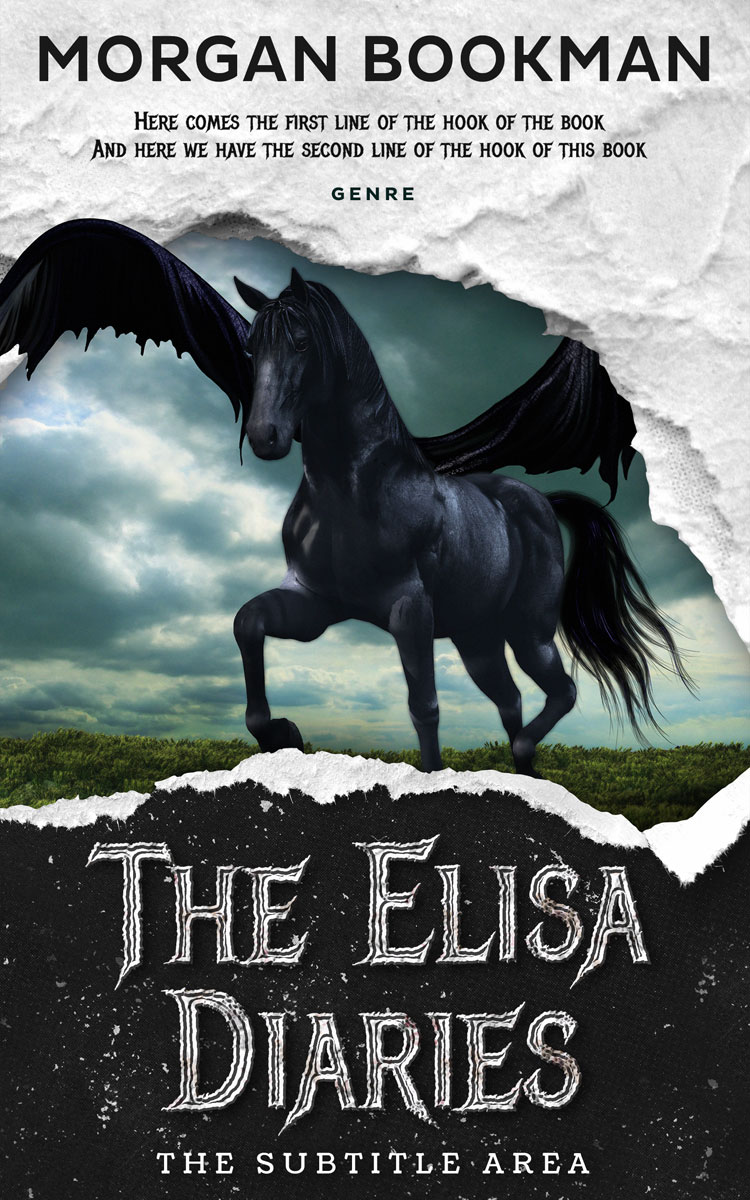 2D view of Outer Space #7295 - Premade Fantasy Book Cover