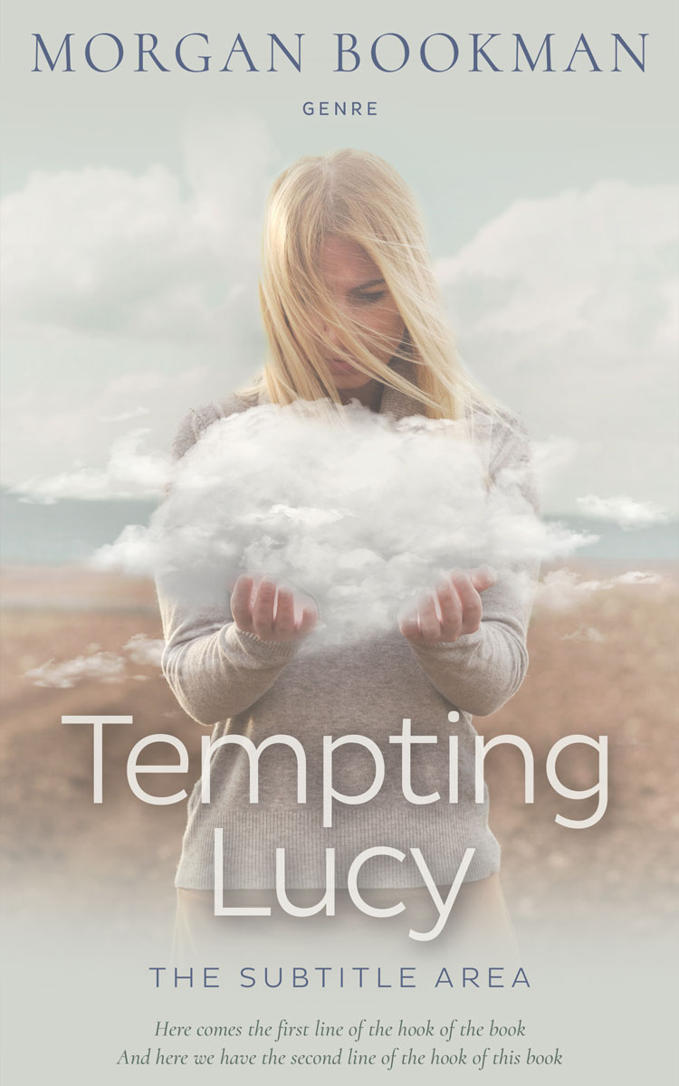 2D view of Premade Surreal Book Cover - Swirl