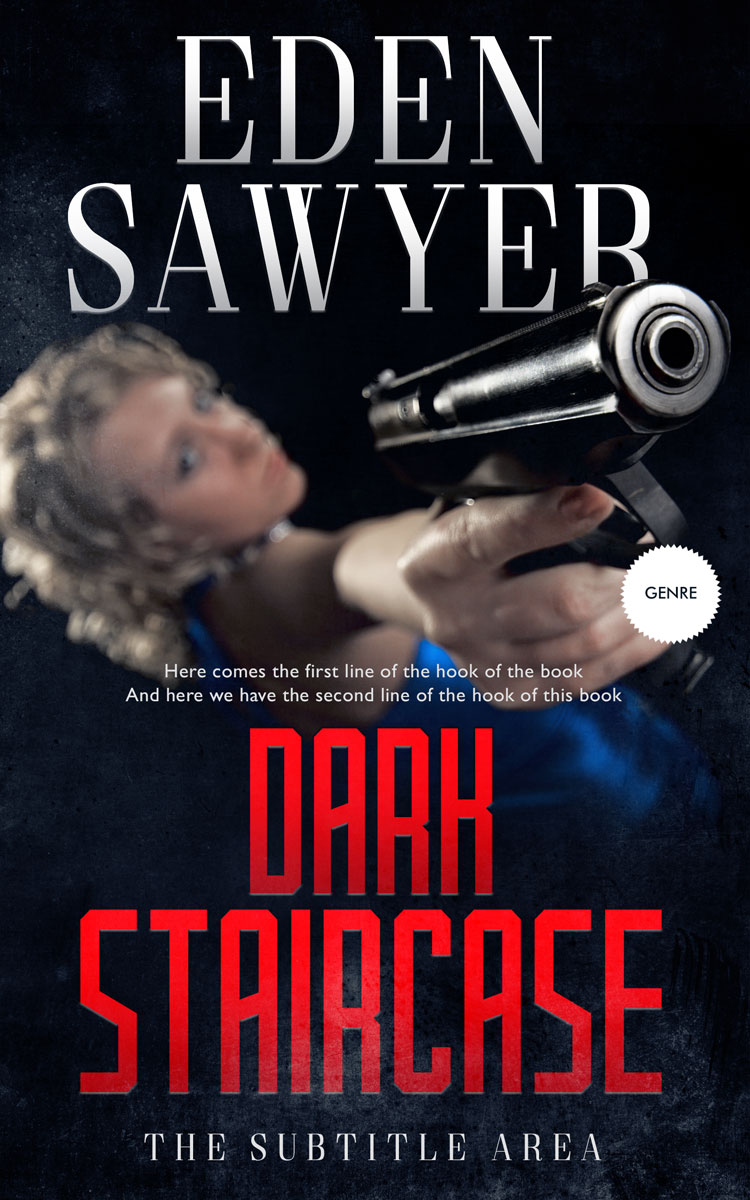 2D view of Premade Mystery & Thriller & Suspense Book Cover - Chestnut Rose