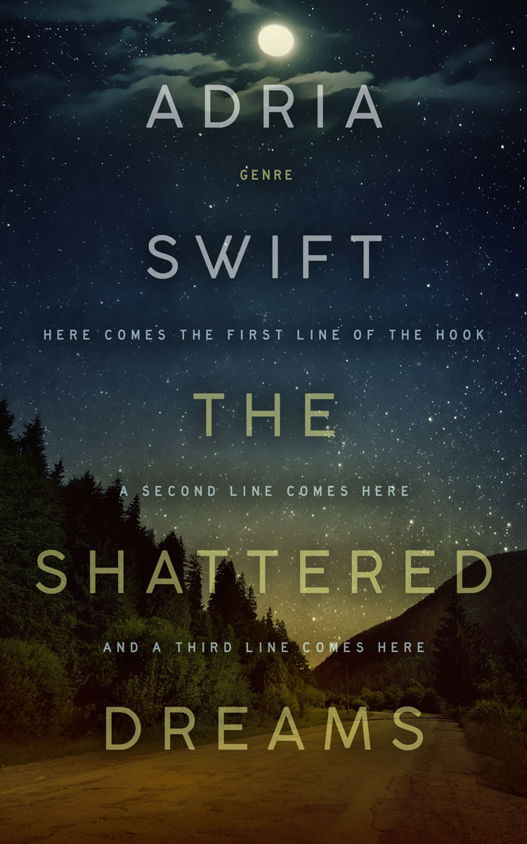 2D view of Premade Nature Book Cover - Heavy Metal