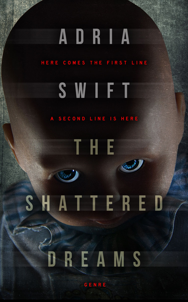 2D view of Thunder #7406 - Premade Horror Book Cover