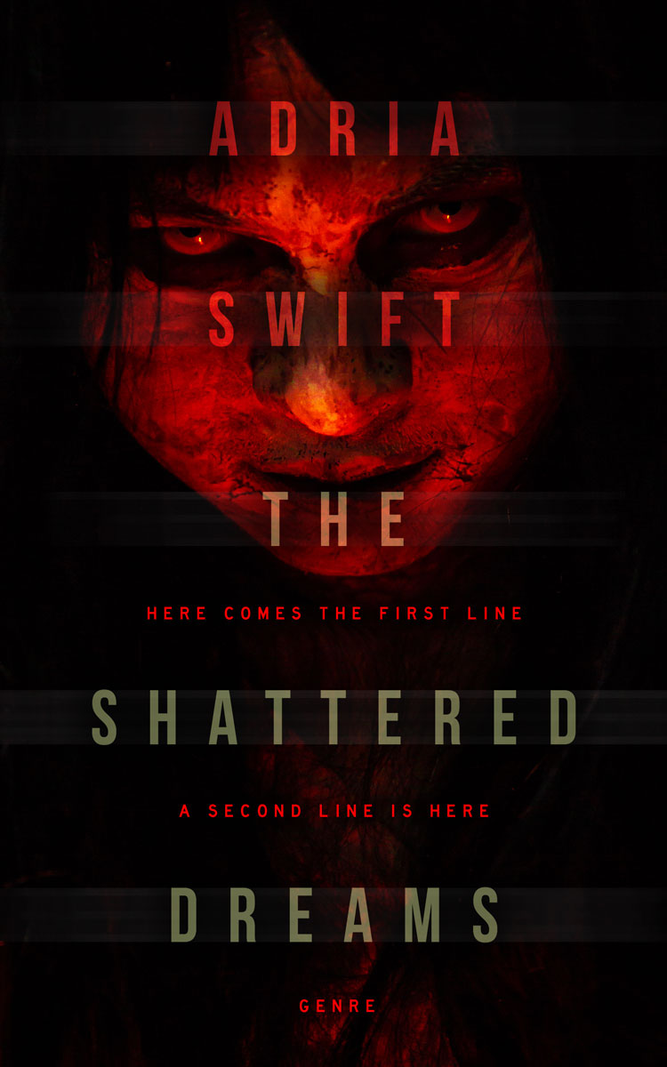 2D view of Night Rider #7407 - Premade Horror Book Cover