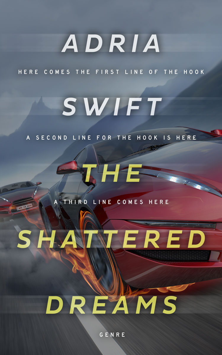 2D view of Scarpa Flow #7415 - Premade Teen & Young Adult Book Cover