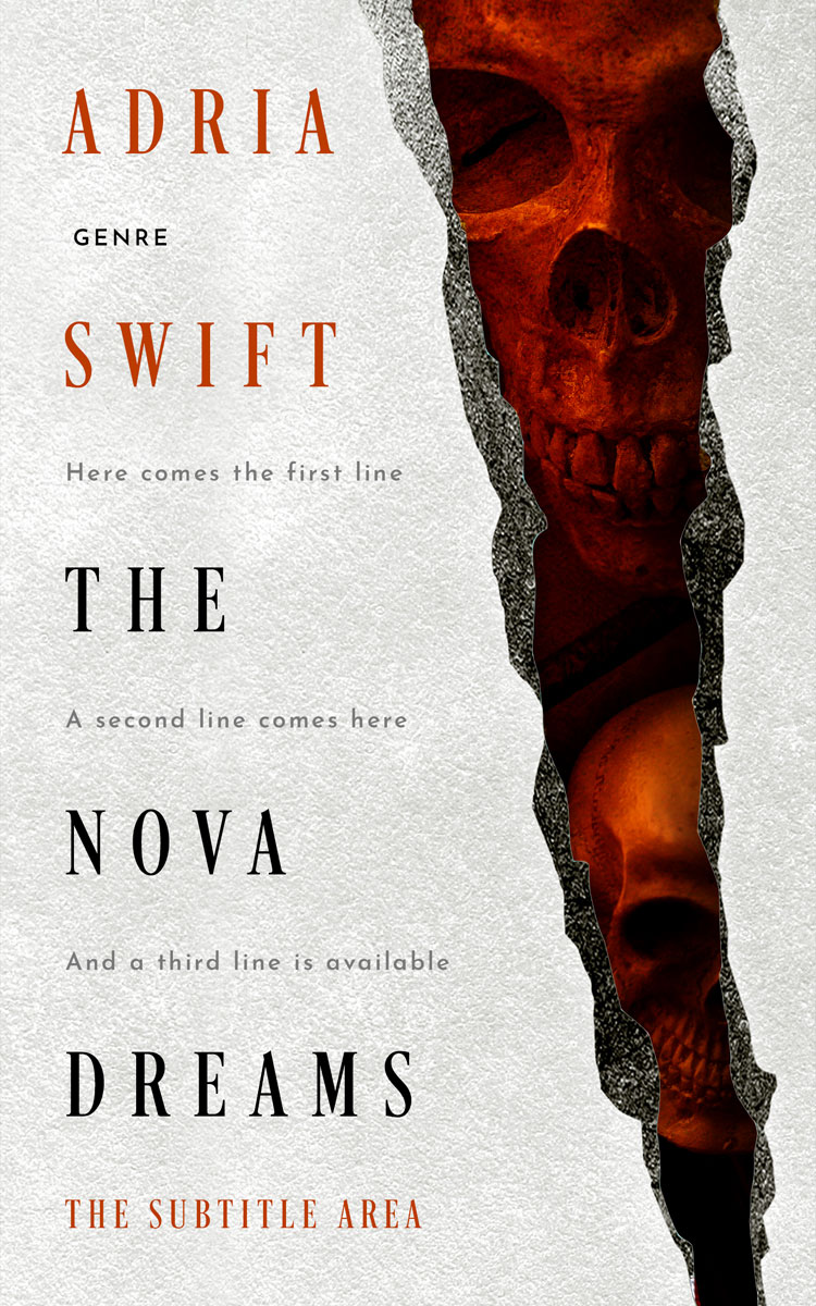 2D view of Coffee Bean #7423 - Premade Horror Book Cover