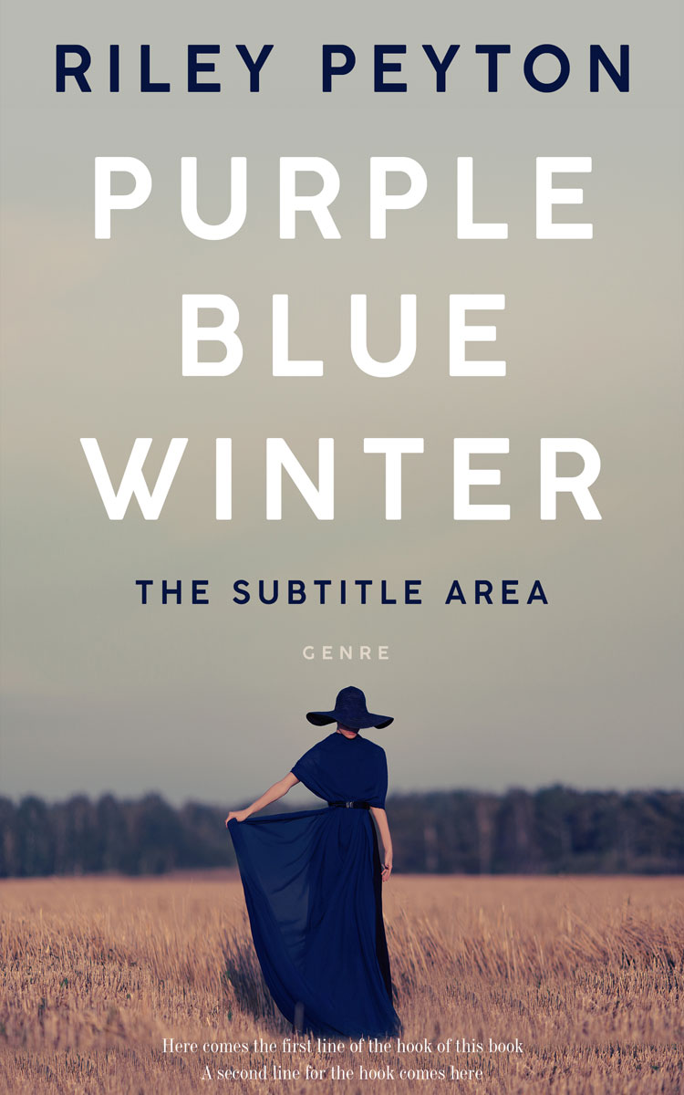 2D view of Bronco #7430 - Premade Literary Fiction Book Cover