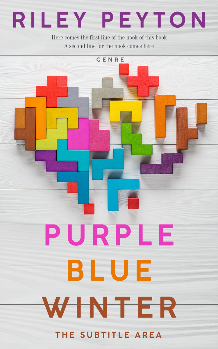 2D view of Quill Gray #7444 - Premade Romance Book Cover | BookCoverZone