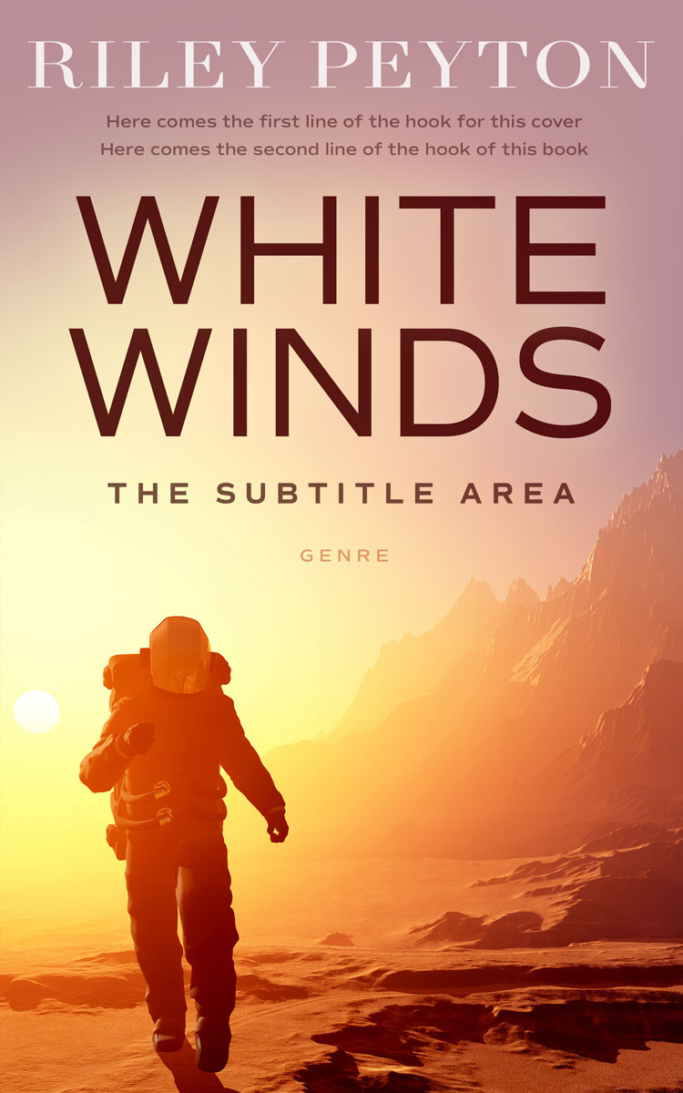 2D view of Cashmere #7486 - Premade Science Fiction Book Cover