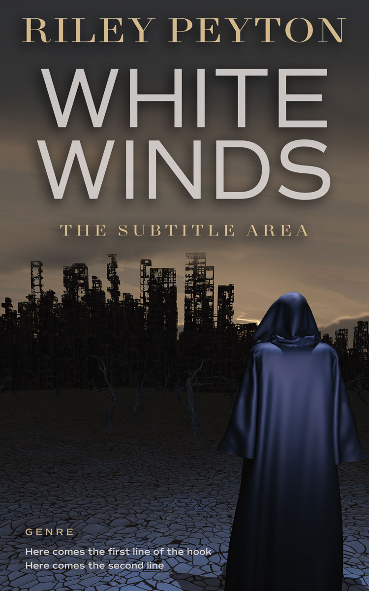 2D view of Shark #7489 - Premade Apocalyptica Book Cover