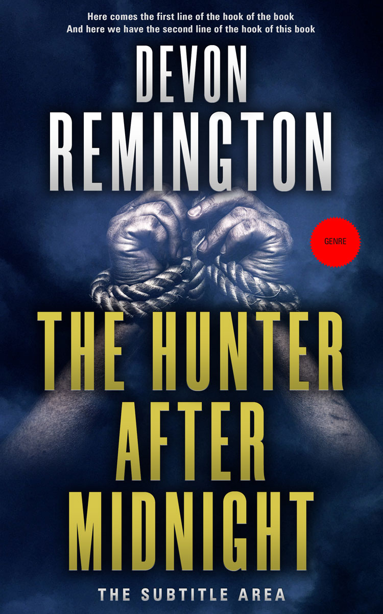 2D view of Premade Mystery & Thriller & Suspense Book Cover - Laser