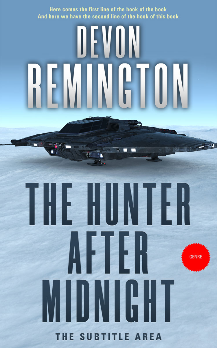 2D view of Pigeon Post #7519 - Premade Science Fiction Book Cover