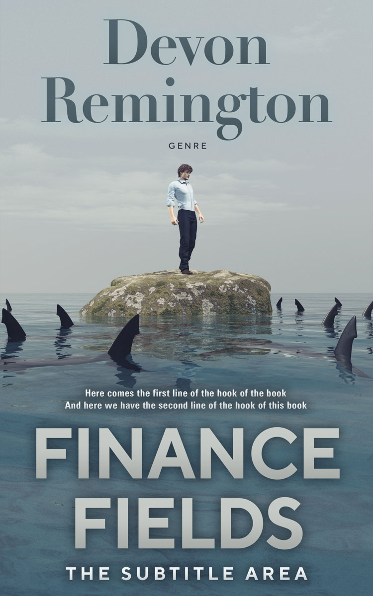 2D view of Silver Sand #7524 - Premade Business Book Cover