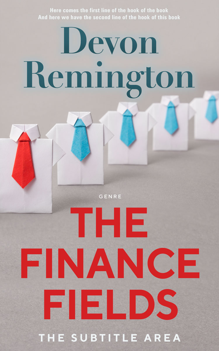 2D view of Premade Business Book Cover - Nobel