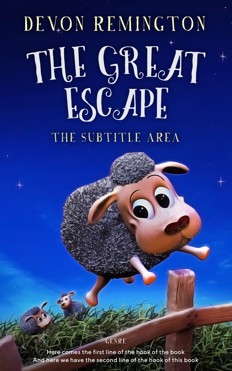 2D view of Port Gore #7544 - Premade Nature Book Cover | BookCoverZone