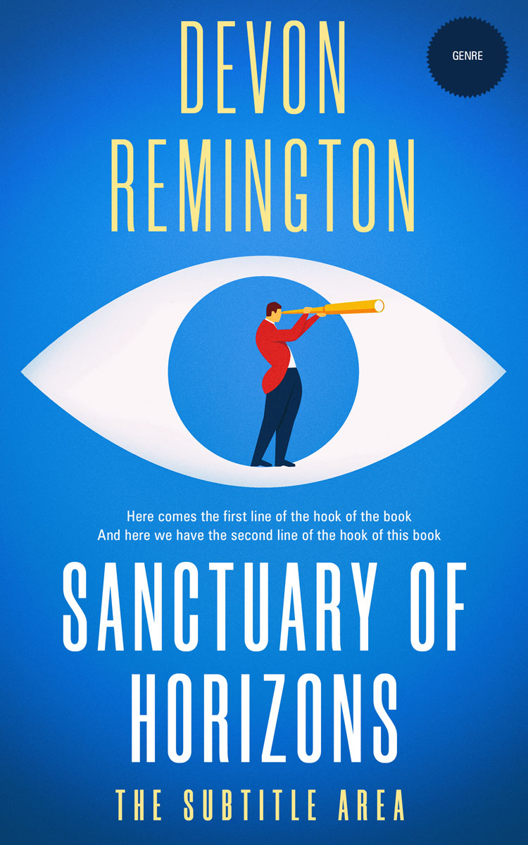 2D view of Denim #7585 - Premade Self-Improvement & Self-Help Book Cover