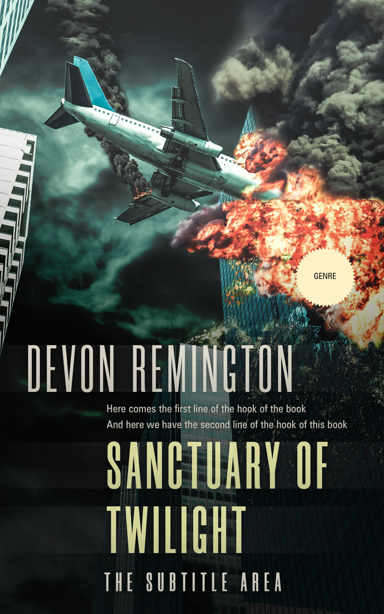 2D view of Outer Space #7604 - Premade Apocalyptica Book Cover