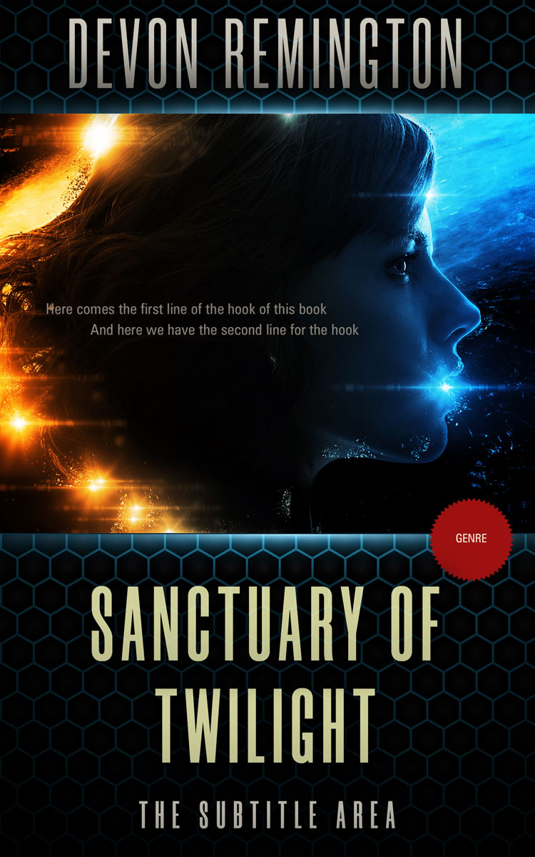 2D view of Twine #7621 - Premade Romance Book Cover