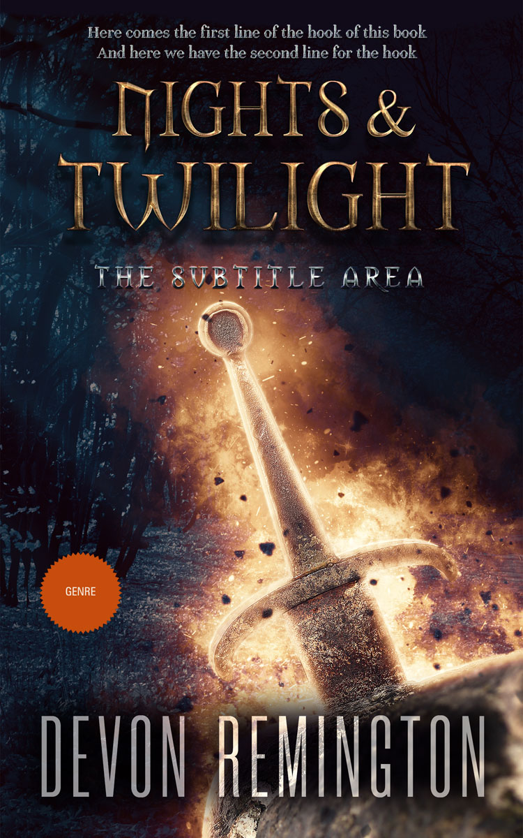 2D view of Tan #7632 - Premade Historical Book Cover