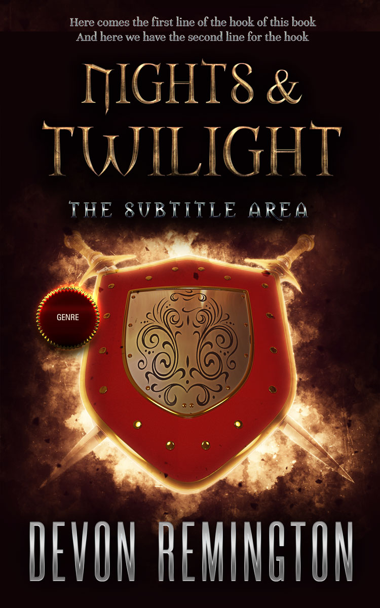 2D view of Twine #7638 - Premade Historical Book Cover