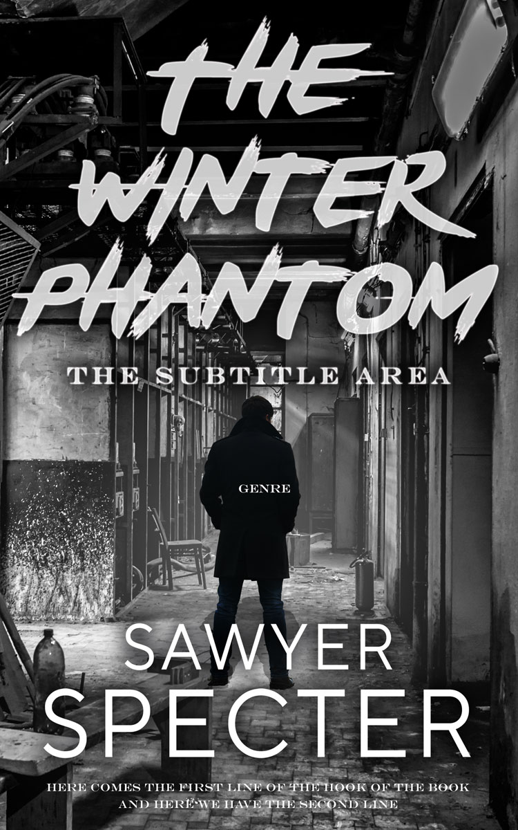 2D view of Shark #7692 - Premade Horror Book Cover