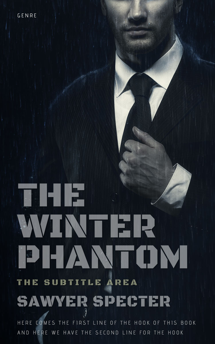 2D view of Bunker #7703 - Premade Mystery & Thriller & Suspense Book Cover