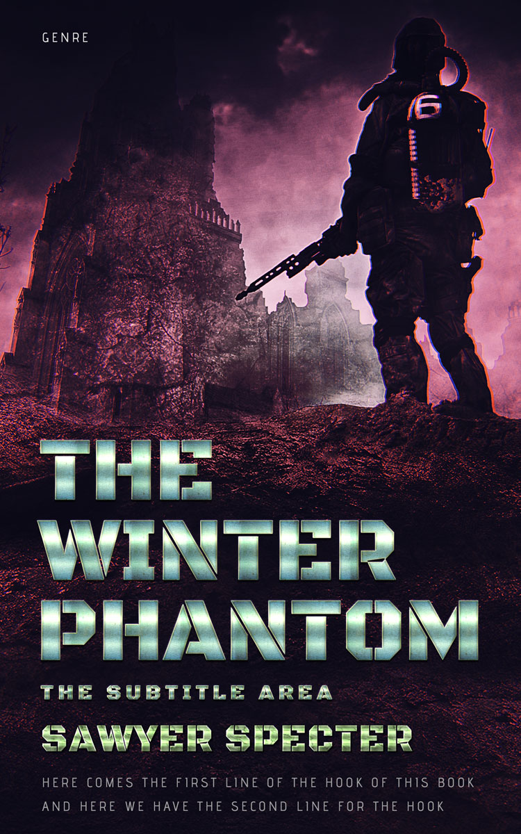 2D view of Revolver #7709 - Premade Apocalyptica Book Cover