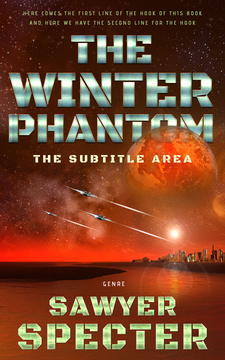 2D view of Van Cleef #7719 - Premade Science Fiction Book Cover