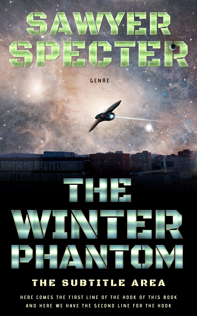 2D view of Sisal #7723 - Premade Science Fiction Book Cover