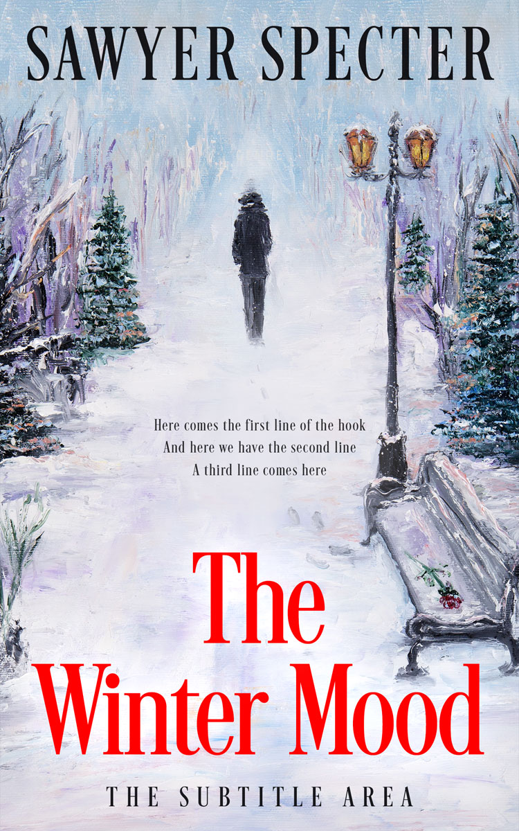 2D view of Mischka #7734 - Premade Romance Book Cover