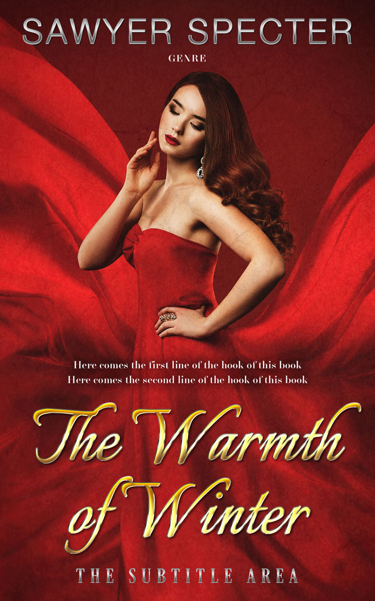 2D view of Persian Plum #7748 - Premade Romance Book Cover