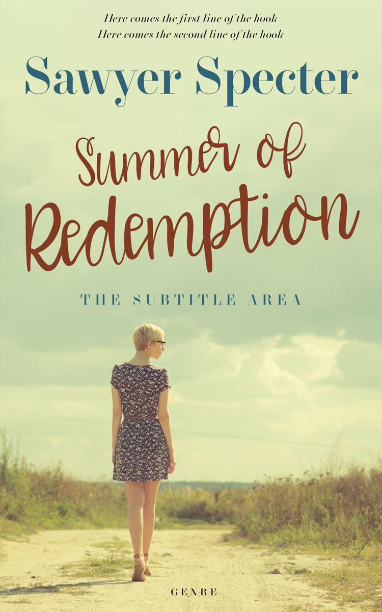 2D view of Winter Hazel #7762 - Premade Romance Book Cover