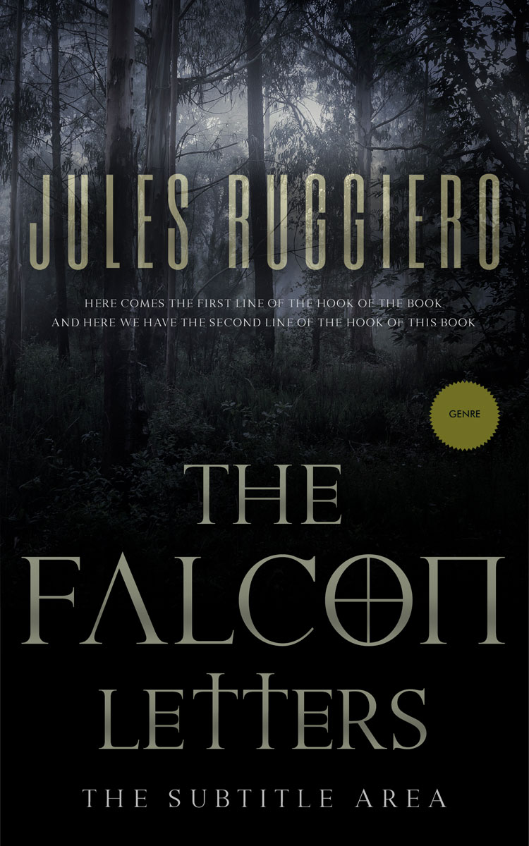 2D view of Premade Mystery & Thriller & Suspense Book Cover - Woodsmoke