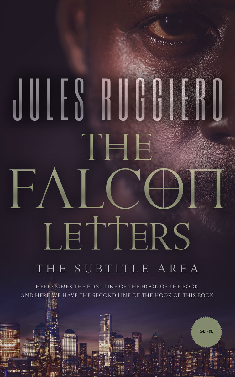 2D view of Premade Mystery & Thriller & Suspense Book Cover - Thunder