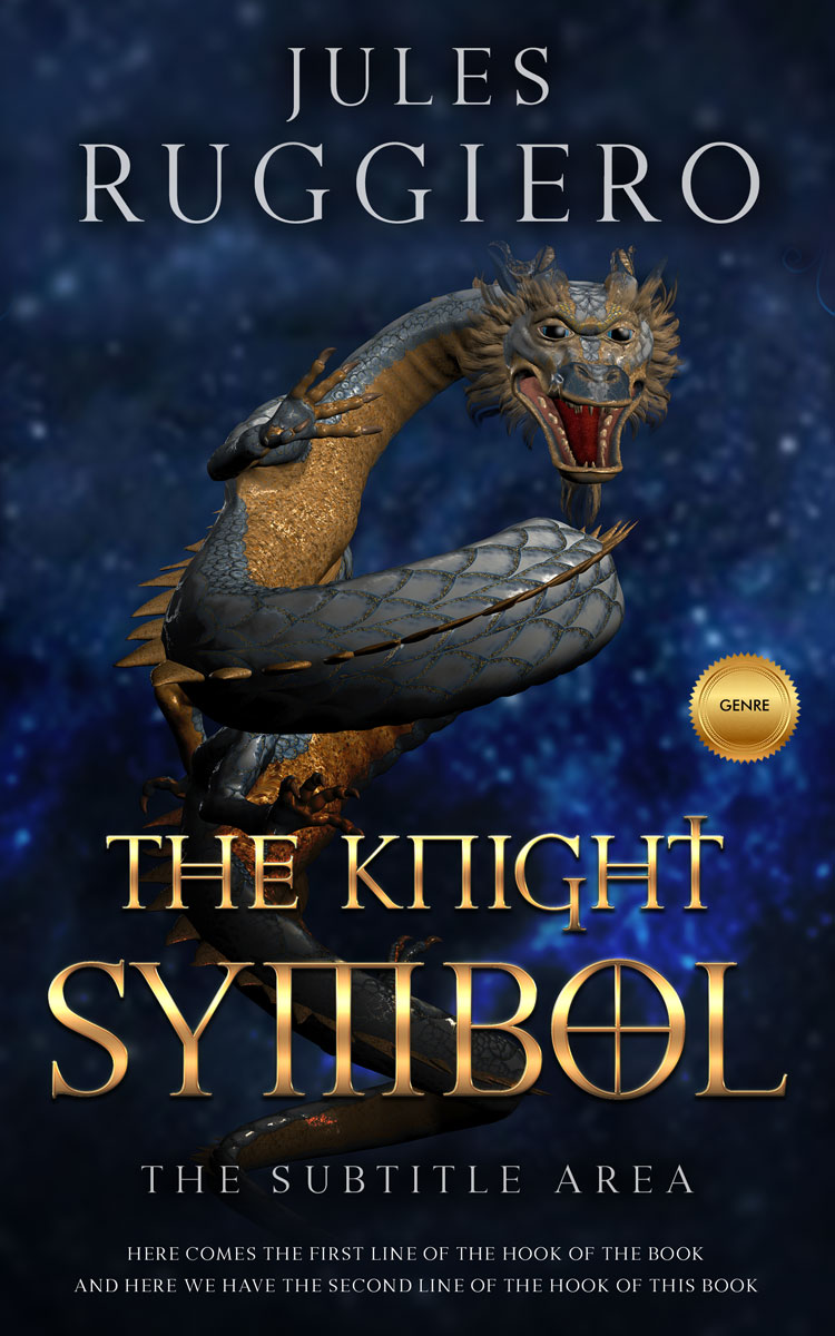 2D view of Premade Fantasy Book Cover - Mirage