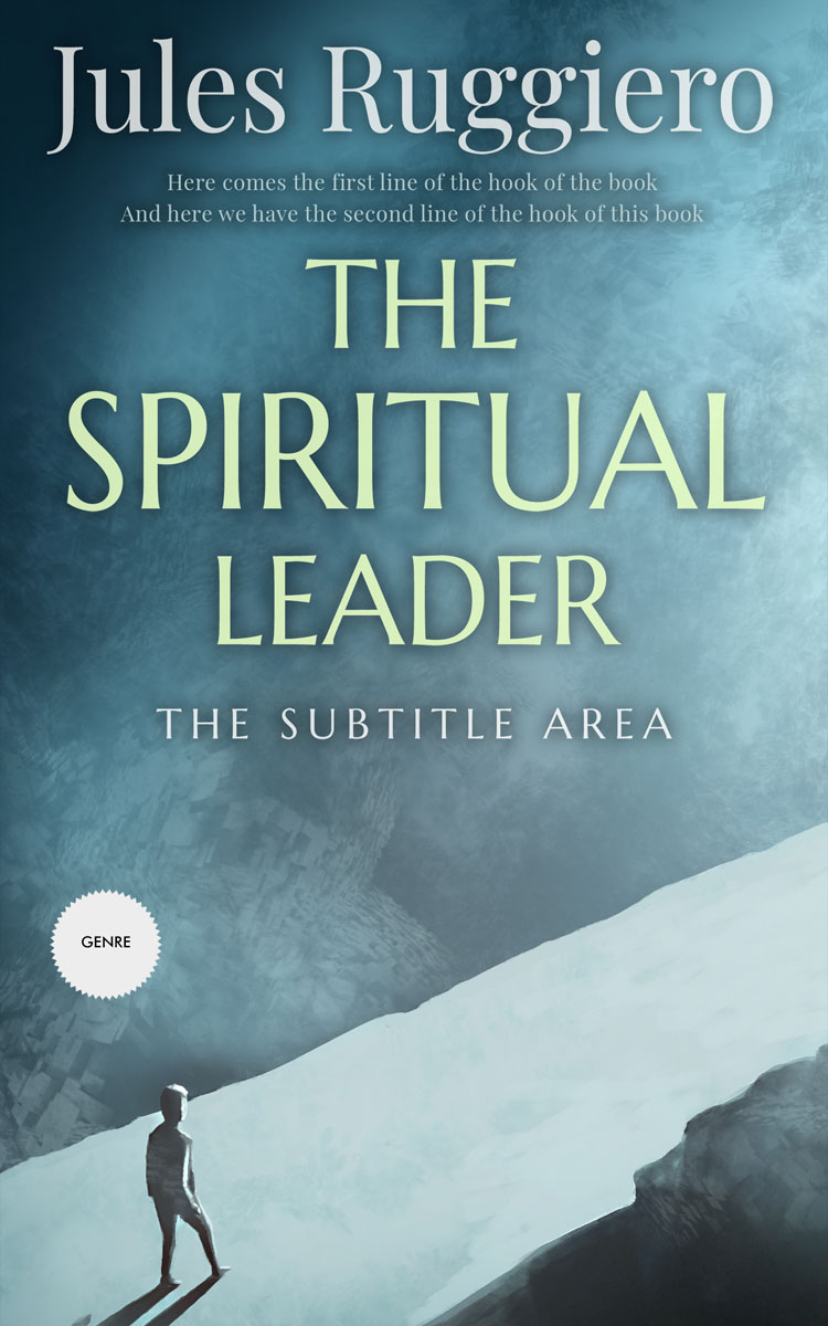 2D view of Smalt Blue #7810 - Premade Self-Improvement & Self-Help Book Cover