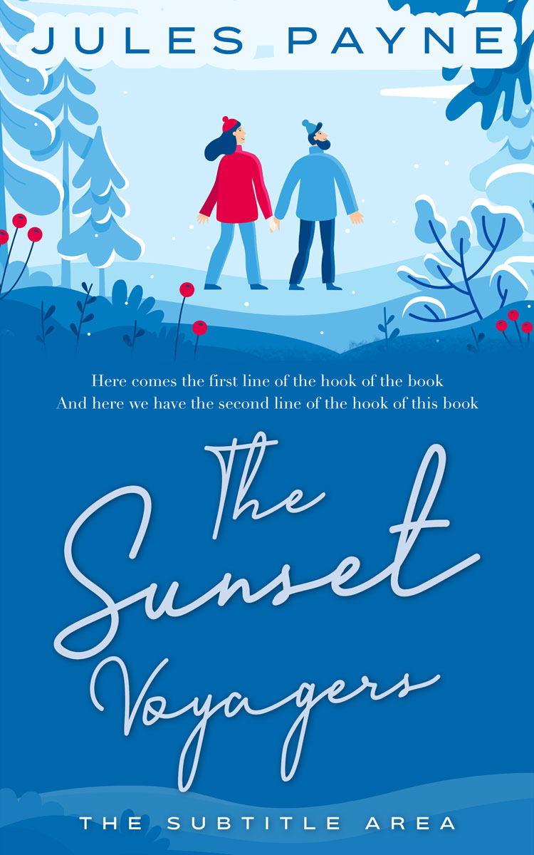 2D view of Link Water #7855 - Premade Romance Book Cover