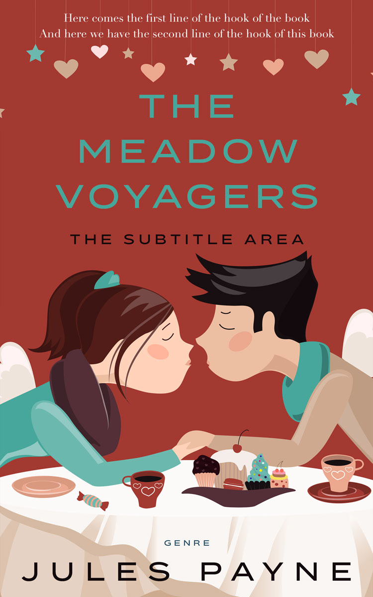 2D view of Premade Romance Book Cover - Stiletto