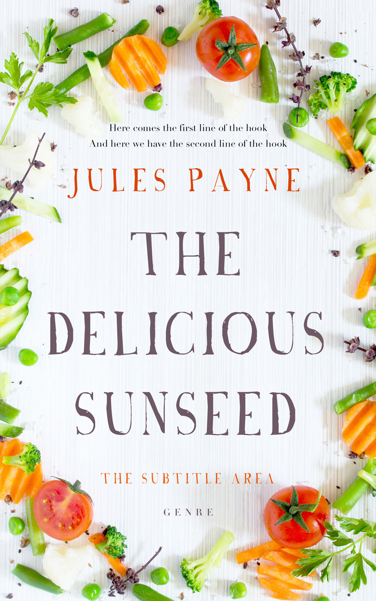 2D view of Premade Cookbooks & Food & Wine Book Cover - Gray Nurse