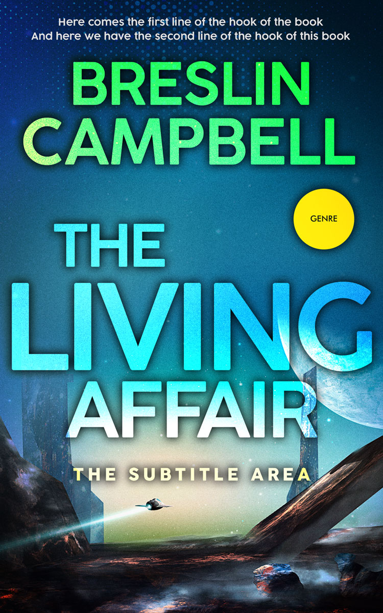 2D view of Blumine #7891 - Premade Science Fiction Book Cover