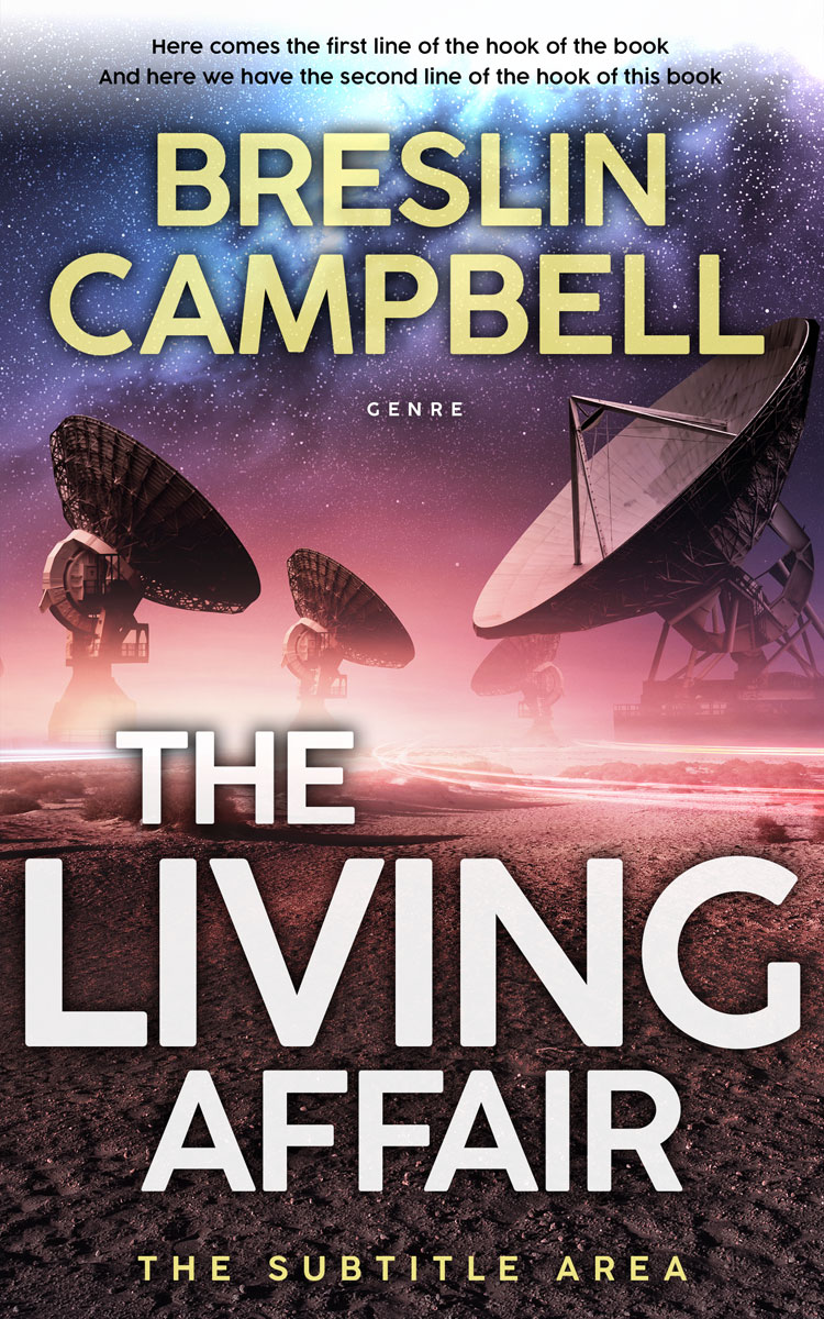 2D view of Thunder #7893 - Premade Science Fiction Book Cover